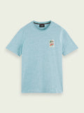 Scotch&Soda Melange Tee In Pool (166653)