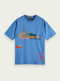 Scotch&Soda Abel Macias Tee In Azure (165900)