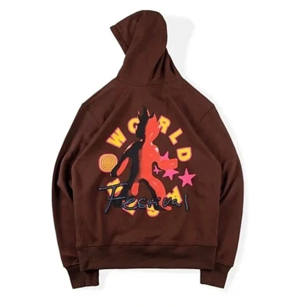 Travis Scott Astrofest Flame Guy Kapuzenpullover