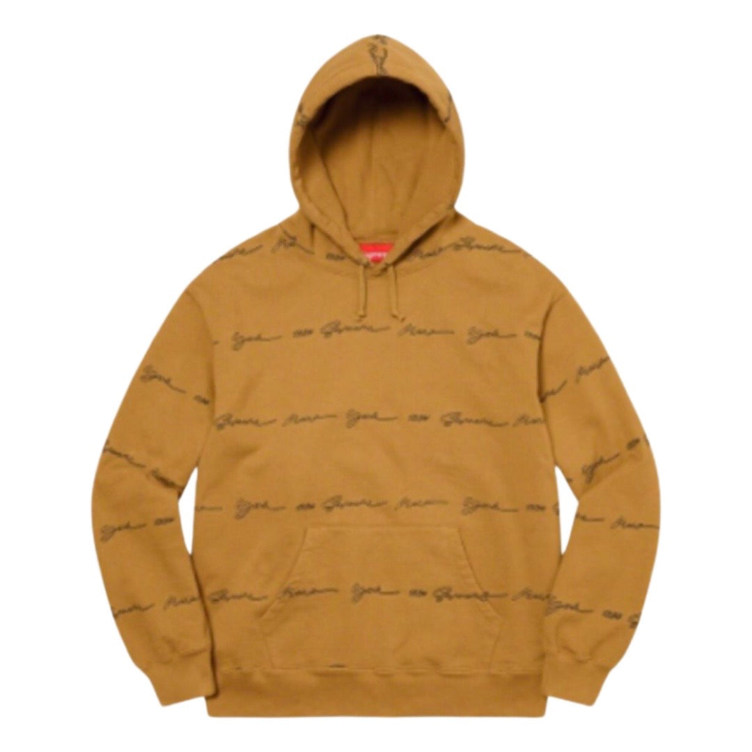 Supreme Script Stripe Kapuzenpullover