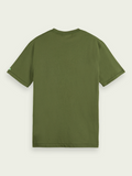 Scotch & Soda Plants Tee In Army (169209)
