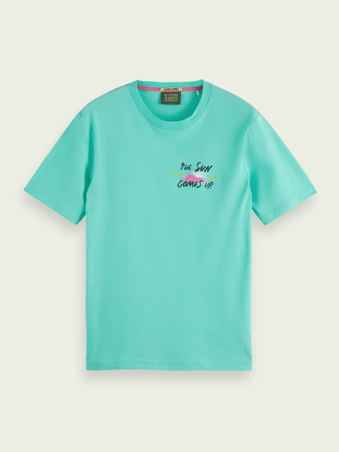 Scotch & Soda Abel Macias T-Shirt in Spearmint (166799)