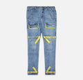 8&9 Strapped Up Utility Denim (Blau/Gelb)