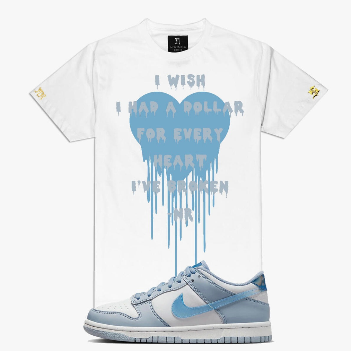 November Reine I Wish Tee In White