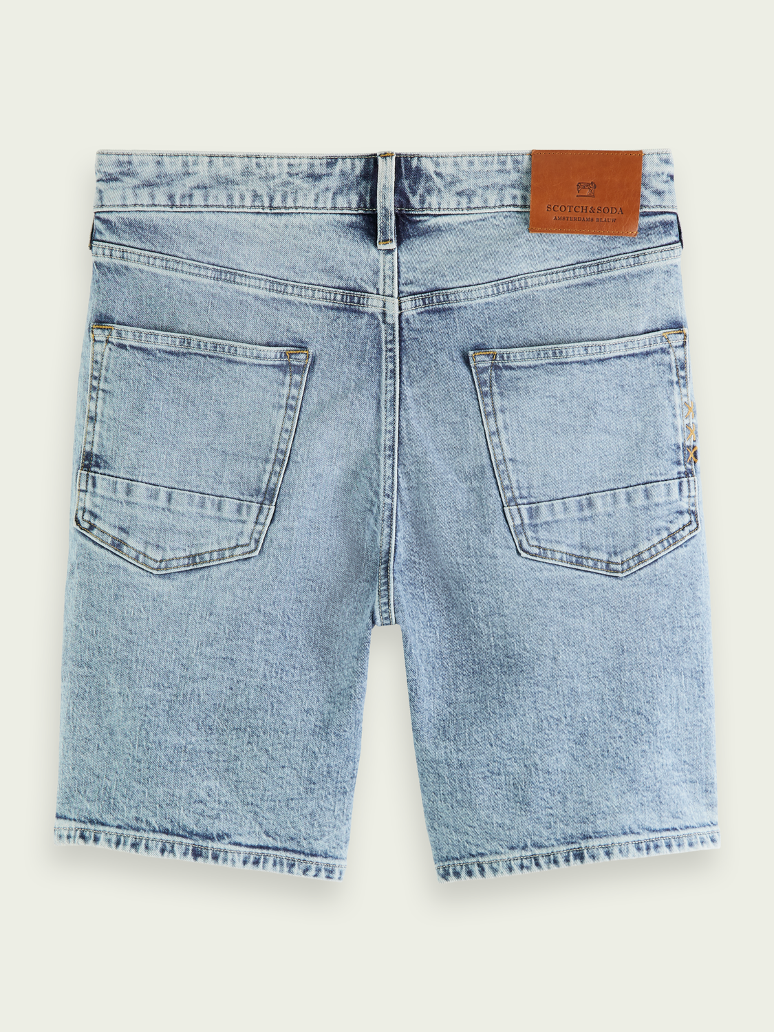 Scotch & Soda Ralston Timeworn Denim Shorts