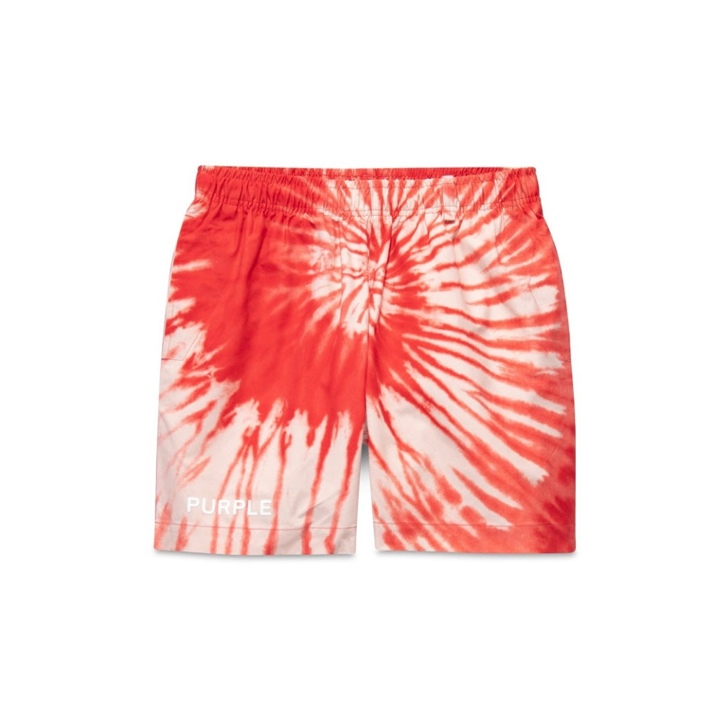 Purple Brand Nylon Swirl Red Short