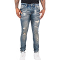ESNTL Lab „Happy Fleet“ hellblaue Jeans