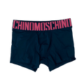 Rubber Elastic Boxer With Logo (Black)
