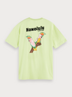 Scotch & Soda – T-Shirt mit Papageien-Print
