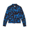 Purple Brand Jeansjacke mit blauem Letter-Print