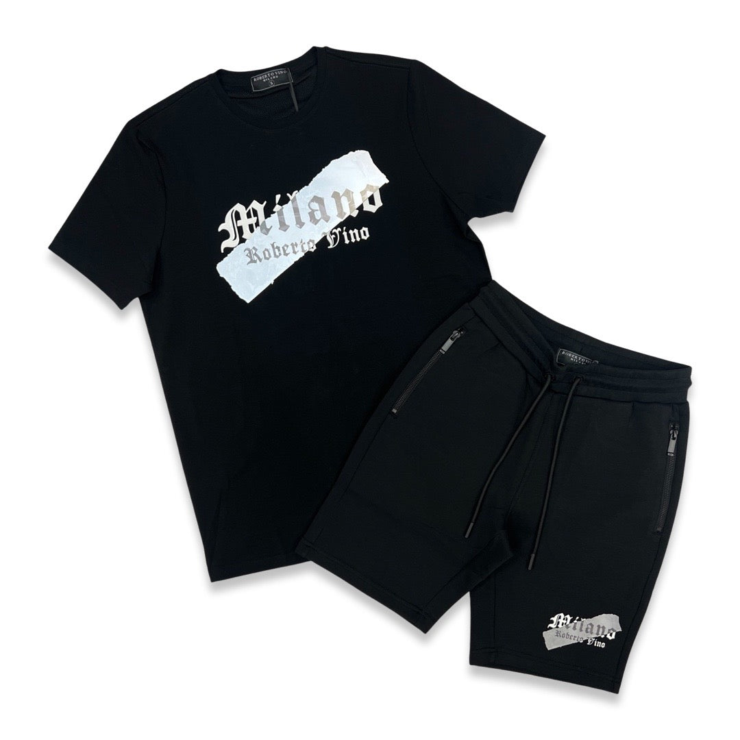 Roberto Vino Tech Milano Reflected Short-Set (Weiß)