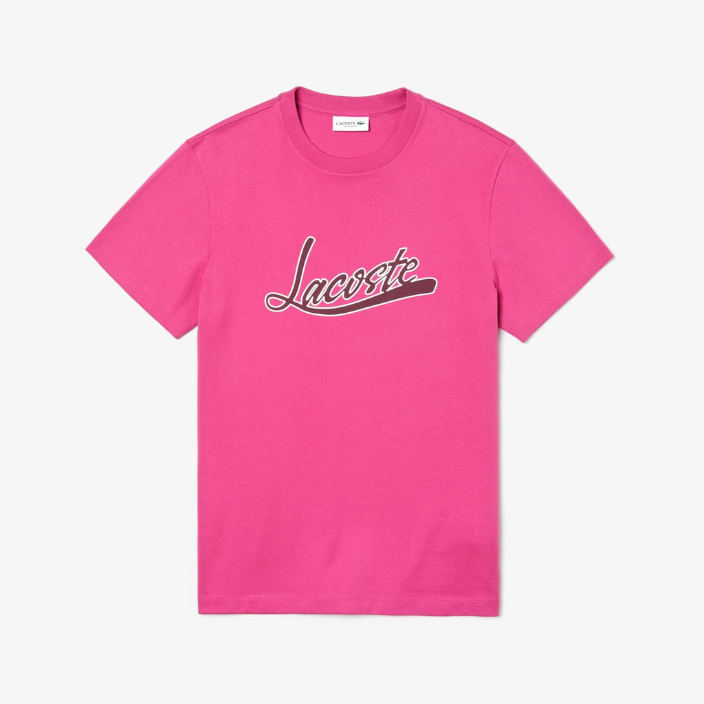 Lacoste Script T-Shirt (Rosa)