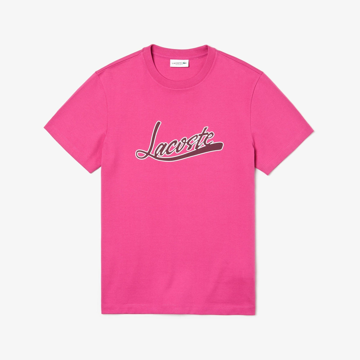 Lacoste Script T-Shirt (Rosa)