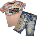 Elite Kids Desert Camo Shorts-Set