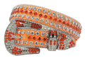 DNA-Gürtel-Orange/Silber