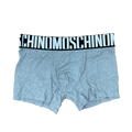 Rubber Elastic Boxer With Logo (Grey)