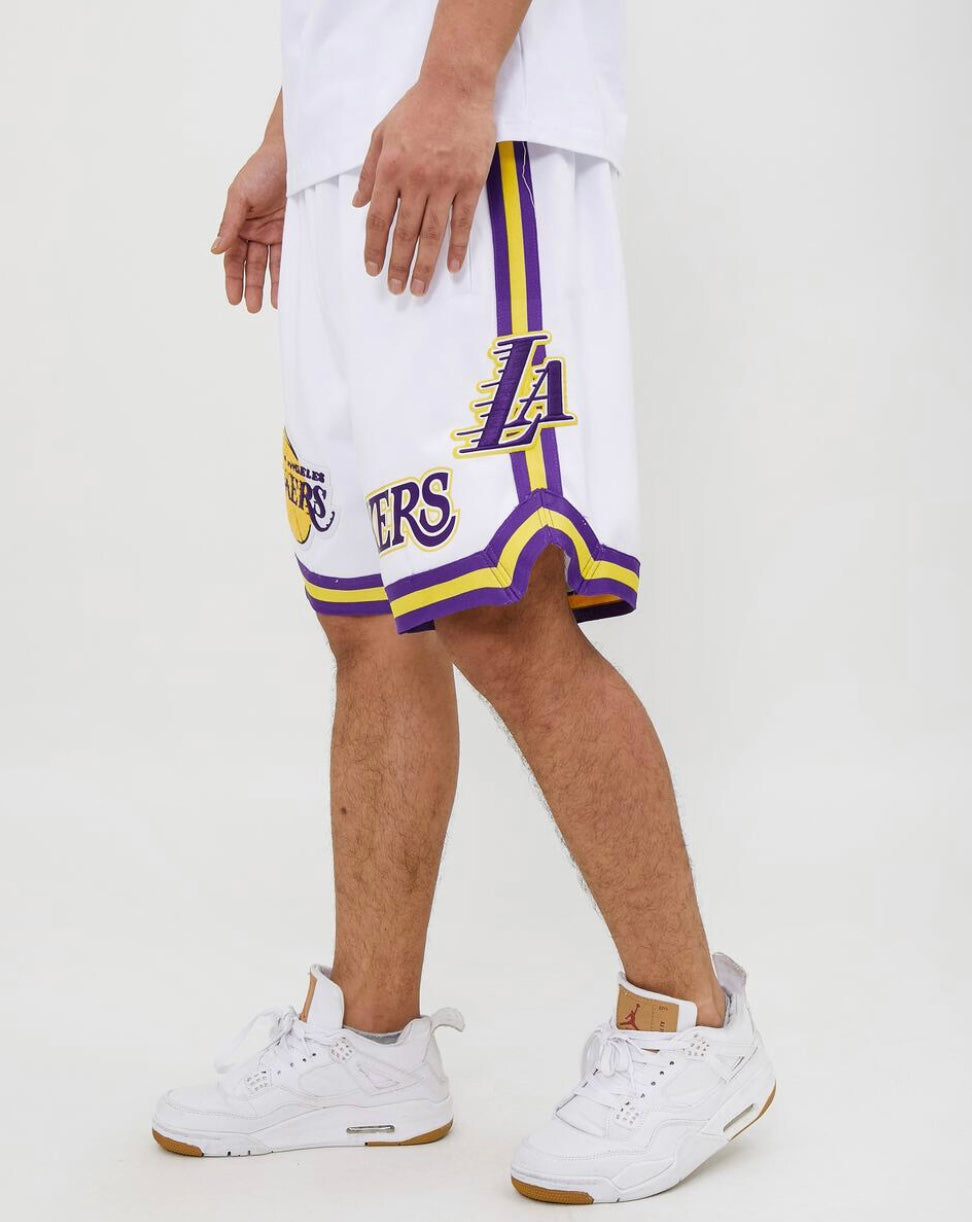 Los Angeles Lakers Pro Team Short (White)