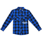 November Reine Roll Flannel In Blue