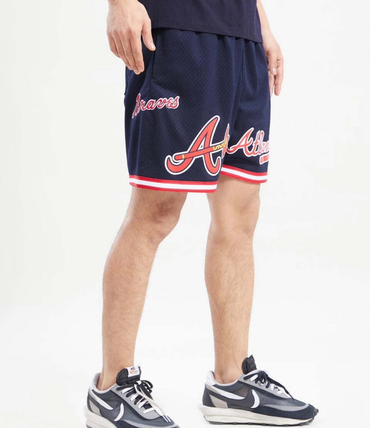 Atlanta Braves Logo Mesh-Shorts