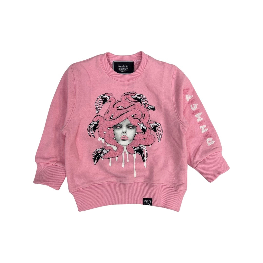 Kinder-Medusa-Pullover (Pink)