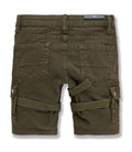 Jordan Craig Kinder Cargo-Shorts in Armeegrün