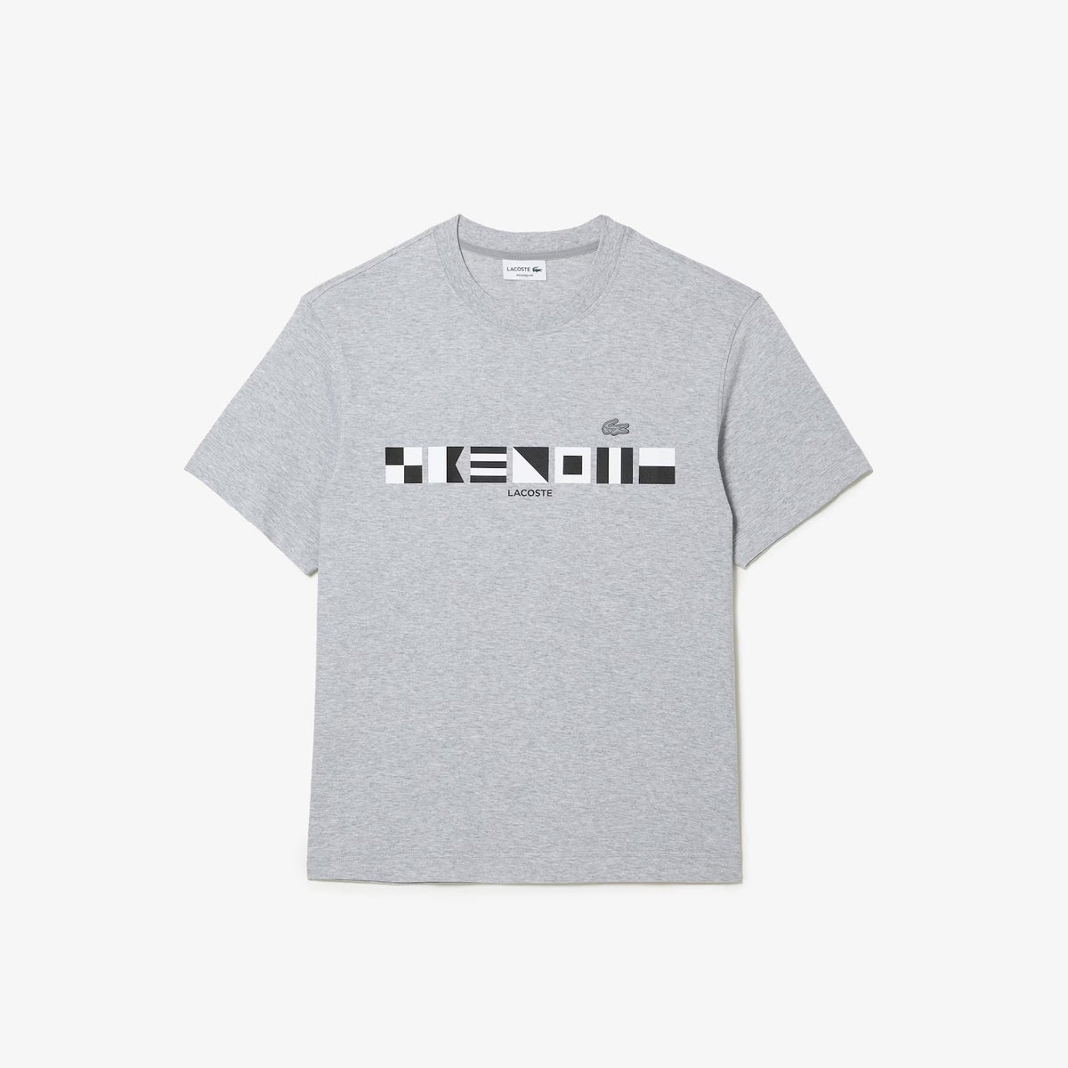 Men’s Relaxed Fit Print Tee (Grey)