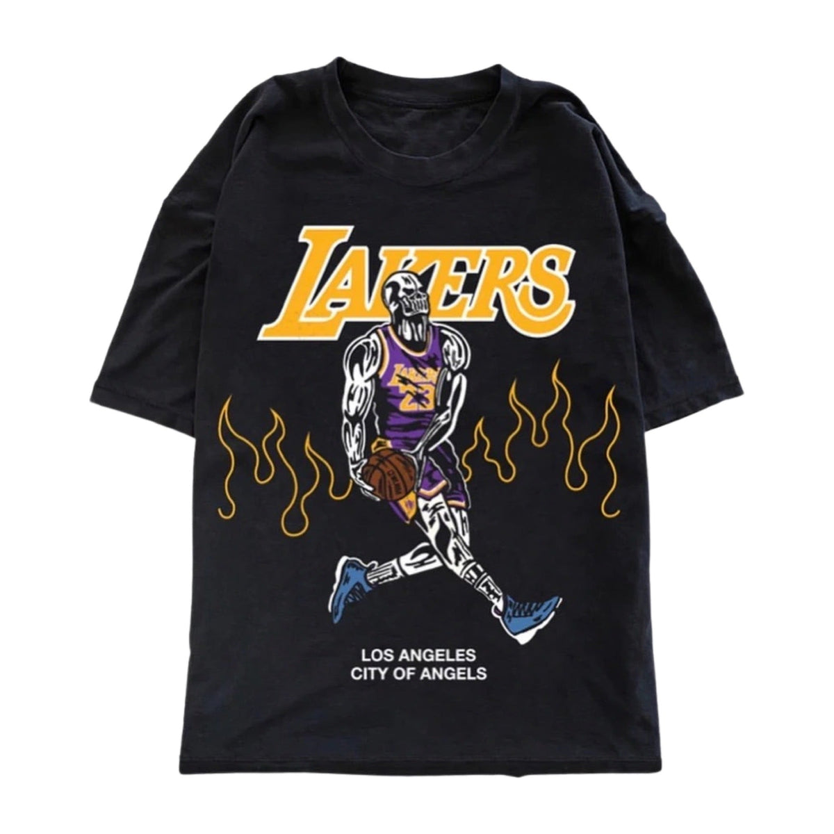 Warren Lotas Lebron James Lakers T-Shirt (Schwarz)